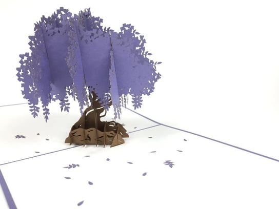 Karnet na każdą okazję 3D, Fioletowe drzewo GrandGift