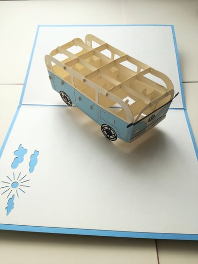 Karnet na każdą okazję 3D, Kamper VAN Samochód GrandGift