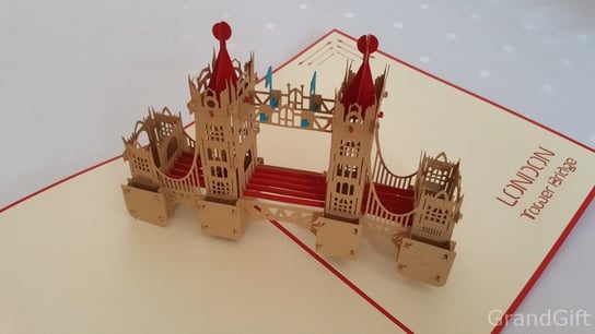 Karnet na każdą okazję 3D, Londyński Tower Bridge GrandGift