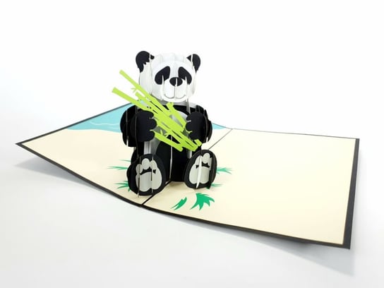 Karnet na każdą okazję 3D, Miś panda GrandGift