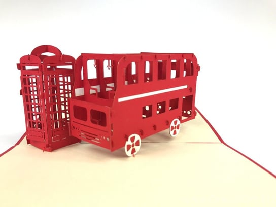 Karnet na każdą okazję 3D, Piętrowy Bus Londyn GrandGift