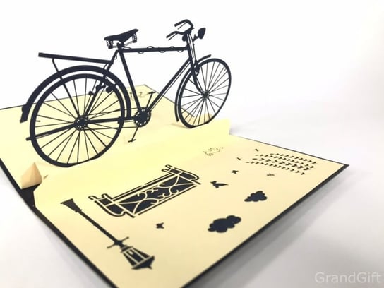Karnet na każdą okazję 3D, Stary rower GrandGift