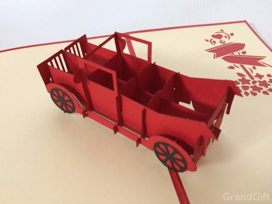 Karnet na każdą okazję 3D, Zabytkowy samochód GrandGift