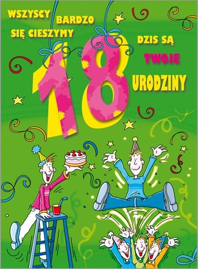 Karnet okolicznościowy, 18 urodziny, AOS 02 Czachorowski