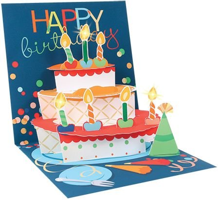 Karnet okolicznościowy 3D, Birthday Cake 