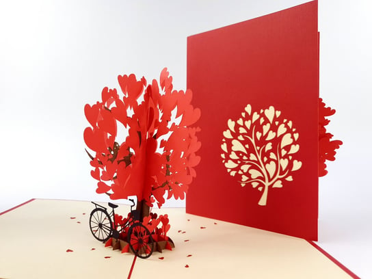 Karnet okolicznościowy 3D, Miłosne drzewko zakochanych GrandGift
