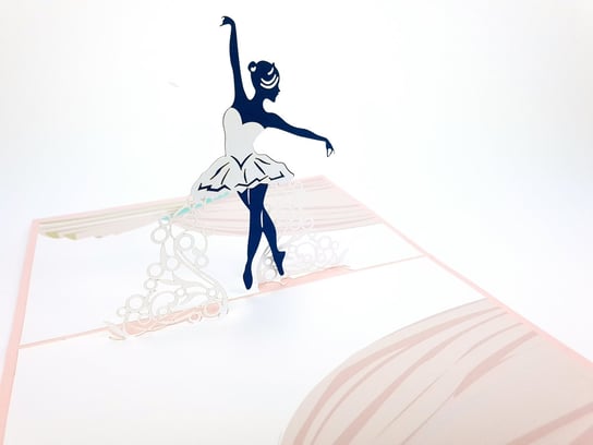 Karnet okolicznościowy 3D, Tańcząca baletnica GrandGift