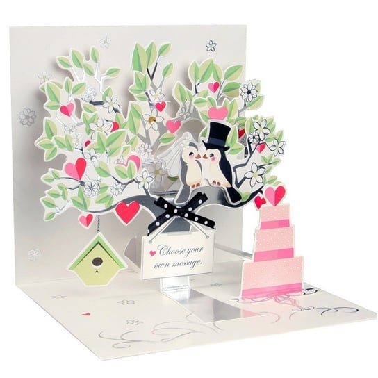Karnet okolicznościowy 3D, Wedding Tree sydor
