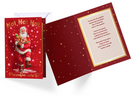 Karnet okolicznościowy, Boże Narodzenie, Ho! Ho! Ho! Passion Cards