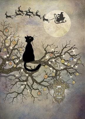 Karnet okolicznościowy, Księżyc i kot Michelle Galeria