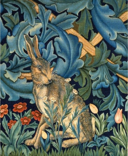 Karnet okolicznościowy, The Hare from The Forest tepestry Museums & Galleries