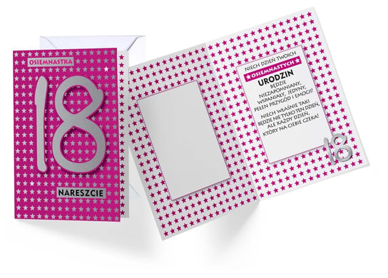 Karnet PP-1754  urodziny 18 Passion Cards