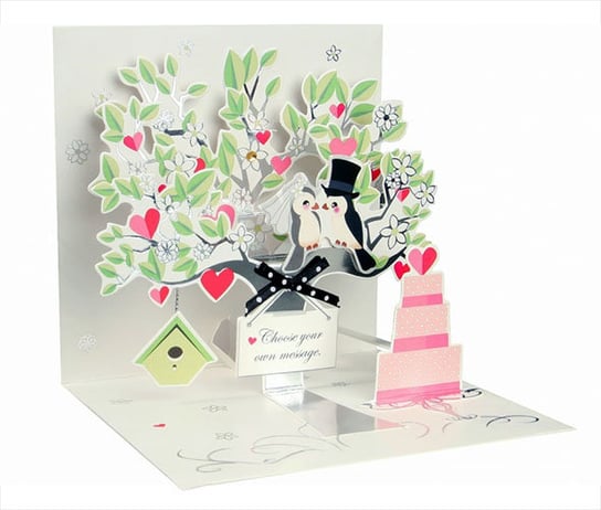 Karnet ślubny, TR255 Wedding Tree Up with Paper