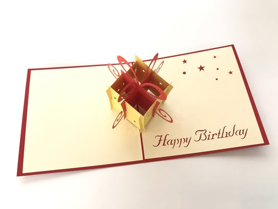 Karnet urodzinowy 3D, Prezent urodzinowy GrandGift