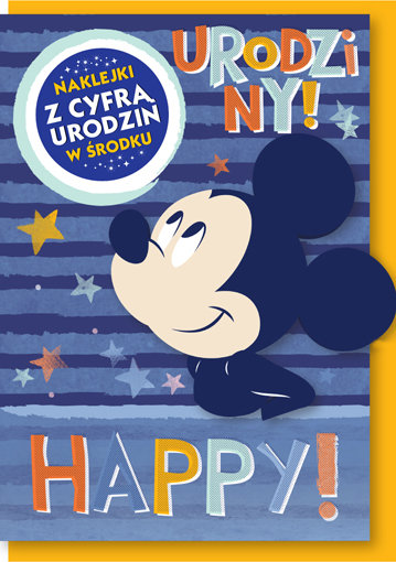 Karnet urodzinowy, Myszka Mickey Passion Cards