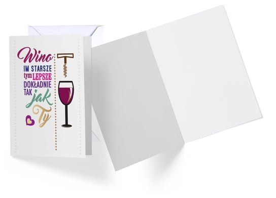 Karnet urodzinowy, Wino Passion Cards
