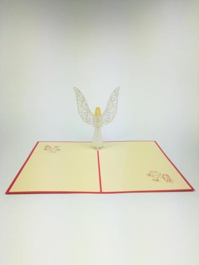 Karnet walentynkowy 3D, Mały aniołek GrandGift