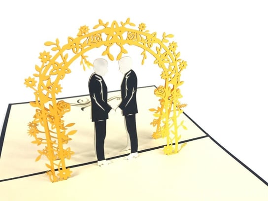 Karnet walentynkowy 3D, Ślub LGBT GrandGift