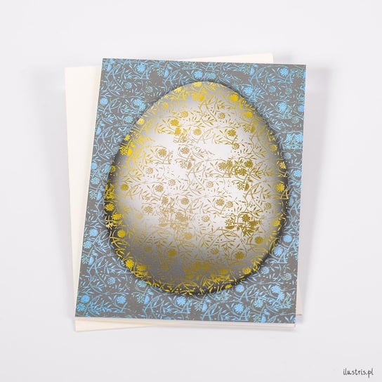 Karnet wielkanocny - Wielkanocne jajo Ilustris