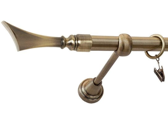 Karnisz ozdobny WZ5, 160 cm, kolor złoty antyk Lazur