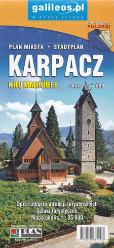 Karpacz. Mapa 1:7 500 Wydawnictwo Turystyczne Plan