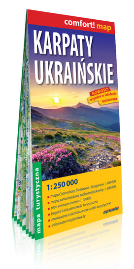 Karpaty Ukraińskie. Mapa turystyczna 1:250 000 Opracowanie zbiorowe