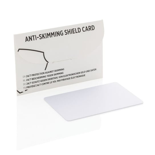 Karta chroniąca przed skimmingiem i RFID Biała XD COLLECTION