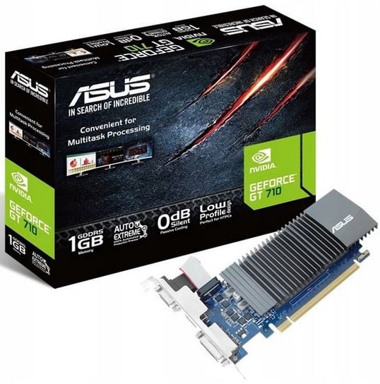 Karta graficzna ASUS GeForce GT 710 GT710-SL-1GD5, 1 GB GDDR5, PCI-E 2.0 Asus
