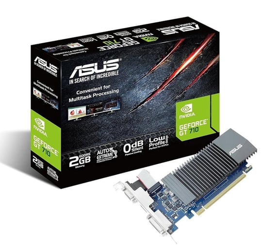 Karta Graficzna ASUS GeForce GT 710 Silent 2GB GDDR5 HDMI PCIe 3.0 x16 Asus