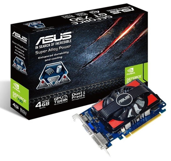 Karta graficzna ASUS GeForce GT 730 4 GB, PCI-E 2.0 ASUS