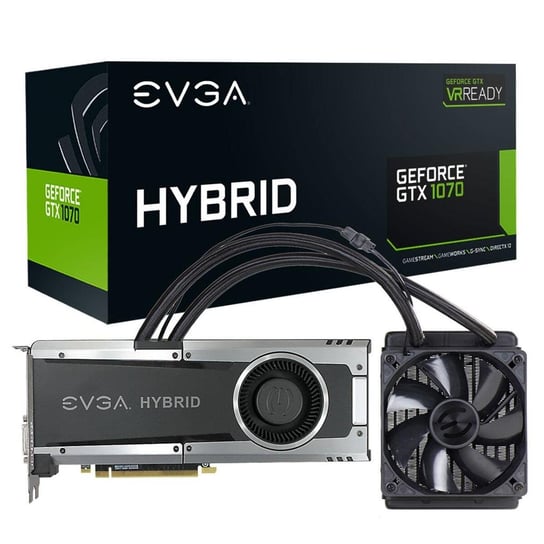 Karta graficzna EVGA GeForce GTX 1070 Hybrid Gaming, 8 GB GDDR5, PCI Express x16 Evga