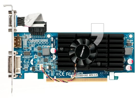 Karta graficzna GIGABYTE GeForce 210, 1 GB DDR3, PCI-E 2.0 x 16 Gigabyte