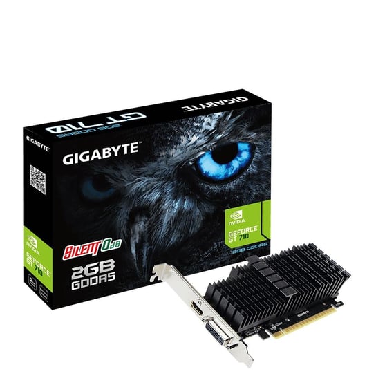Karta graficzna GIGABYTE GeForce GT 710, 2 GB GDDR5, PCI-E 2.0 Gigabyte