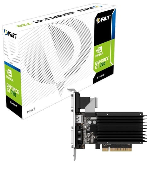 Karta graficzna PALIT GeForce GT 710 NEAT7100HD46H, 2 GB GDDR3, PCI-E 2.0 Palit