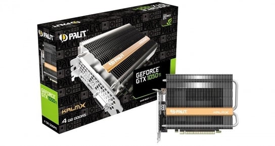 Karta graficzna PALIT GeForce GTX 1050 Ti KalmX, 4 GB, PCI-E 3.0 Palit