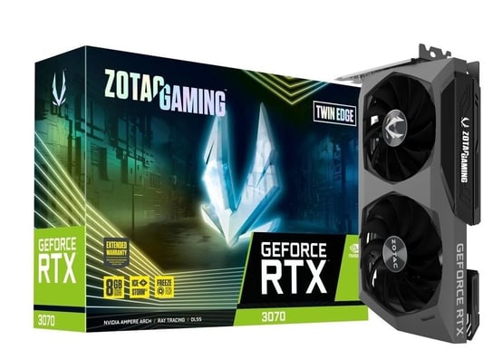 Karta graficzna ZOTAC GeForce RTX 3070 Twin Edge LHR, 8 GB GDDR6, 256-bit, PCI-E 4.0 Zotac