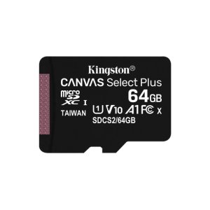 Karta Kingston Canvas Select Plus microSD SDCS2/64 GB-2P1A klasa 10 (2 x karty, adapter SD w zestawie) Kingston
