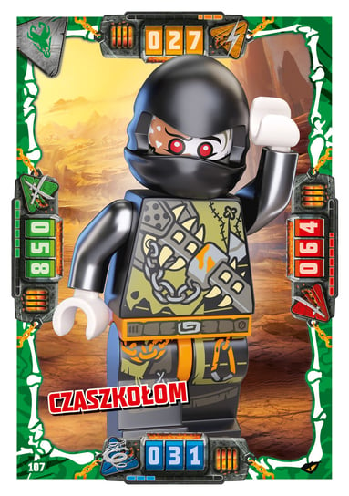 Karta LEGO NINJAGO TCG seria 4 - 107 Czaszkołom Blue Ocean Entertainment Polska Sp. z o.o.