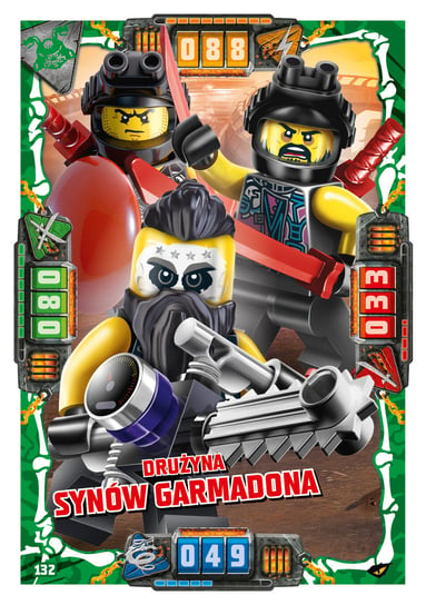 Karta LEGO NINJAGO TCG seria 4 - 132 Drużyna Synów Garmadona Blue Ocean Entertainment Polska Sp. z o.o.
