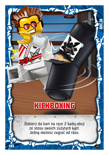 Karta LEGO NINJAGO TCG seria 4 - 185 Kickboxing Blue Ocean Entertainment Polska Sp. z o.o.