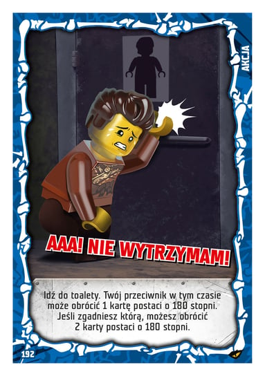 Karta LEGO NINJAGO TCG seria 4 - 192 AAA! Nie wytrzymam! Blue Ocean Entertainment Polska Sp. z o.o.