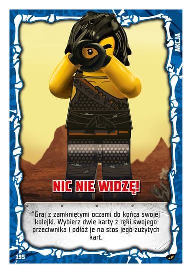 Karta LEGO NINJAGO TCG seria 4 - 195 Nic nie widzę! Blue Ocean Entertainment Polska Sp. z o.o.