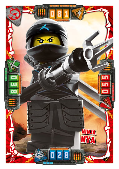 Karta LEGO NINJAGO TCG seria 4 - 20 Ninja Nya Blue Ocean Entertainment Polska Sp. z o.o.