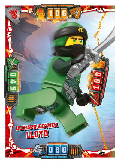 Karta LEGO NINJAGO TCG seria 4 - 4 Ultrapojedynek Lloyd Blue Ocean Entertainment Polska Sp. z o.o.