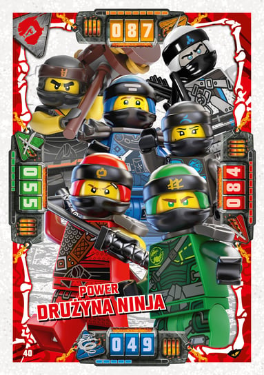 Karta LEGO NINJAGO TCG seria 4 - 40 Power Drużyna Ninja Blue Ocean Entertainment Polska Sp. z o.o.