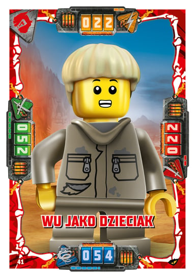 Karta LEGO NINJAGO TCG seria 4 - 41 Wu jako dzieciak Blue Ocean Entertainment Polska Sp. z o.o.