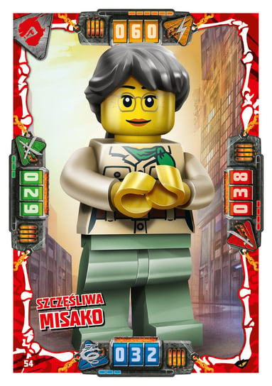 Karta LEGO NINJAGO TCG seria 4 - 54 Szczęśliwa Misako Blue Ocean Entertainment Polska Sp. z o.o.