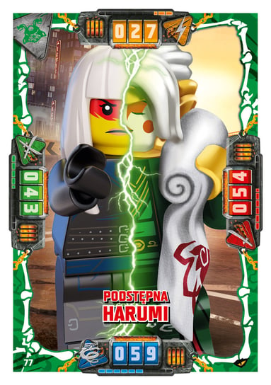 Karta LEGO NINJAGO TCG seria 4 - 77 Podstępna Harumi Blue Ocean Entertainment Polska Sp. z o.o.