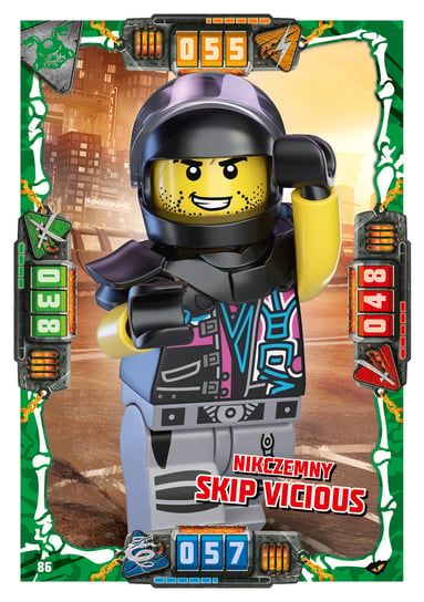 Karta LEGO NINJAGO TCG seria 4 - 86 Nikczemny Skip Vicious Blue Ocean Entertainment Polska Sp. z o.o.