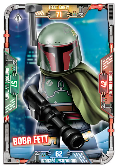 Karta LEGO Star Wars TCC 101 Boba Fett Blue Ocean Entertainment Polska Sp. z o.o.